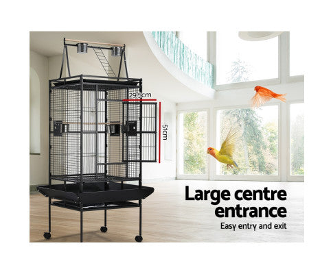 i.Pet Bird Cage Pet Cages Aviary 173CM Large Travel Stand Budgie Parrot Toys