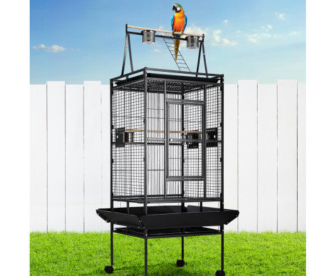 i.Pet Bird Cage Pet Cages Aviary 173CM Large Travel Stand Budgie Parrot Toys