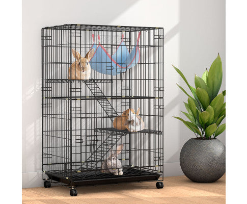 i.Pet Rabbit Cage Indoor Hutch Guinea Pig Bunny Ferret Hamster Pet Cage Outdoor