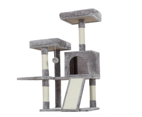 i.Pet Cat Tree Tower Scratching Post Scratcher Wood Condo House Bed Trees 103cm