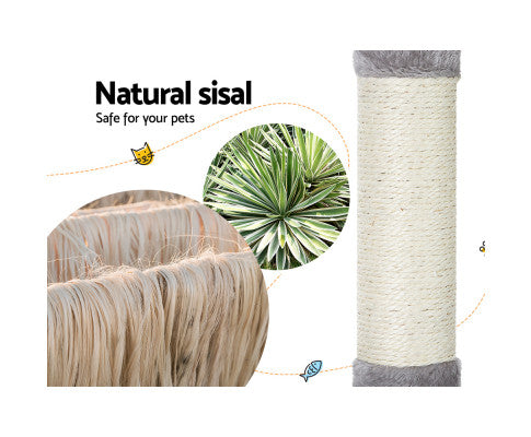 i.Pet Cat Tree Tower Scratching Post Scratcher Wood Condo House Bed Trees 103cm