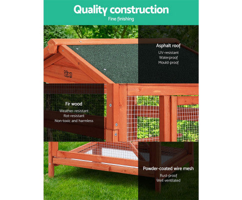 i.Pet Bird Cage Wooden Pet Cages Aviary Large Carrier Travel Canary Cockatoo Parrot XL