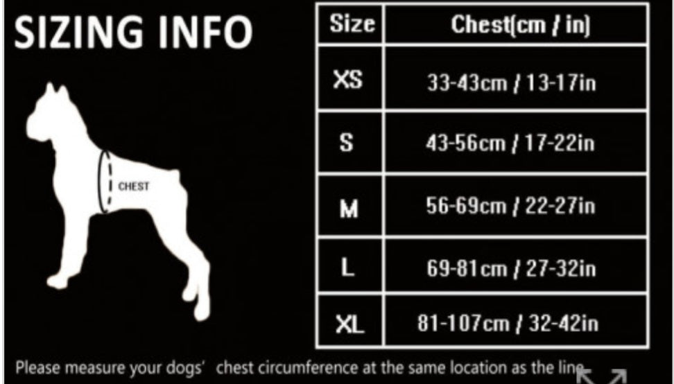 No Pull Harness Red L