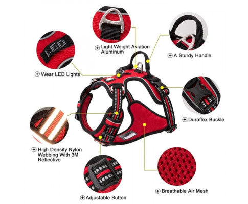 No Pull Harness Royal Blue M