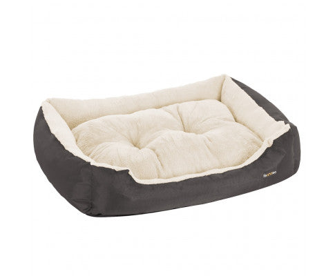 Dog Bed Reversible Cushion Dark Grey