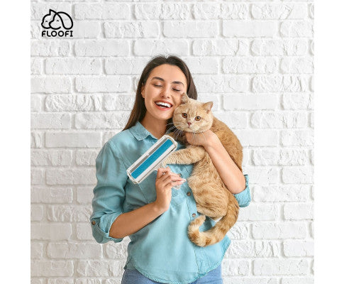 Floofi Pet Hair Remover Lint Brush Blue PT-103-QQQ