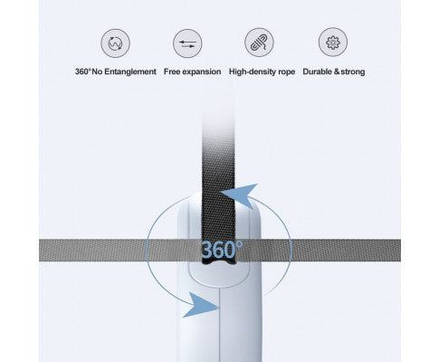 Floofi Dounght Dog Leash with USB and LED Black FI-PC-125-HC