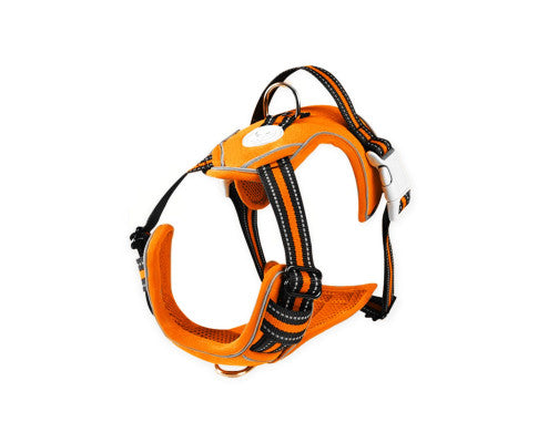 FLOOFI Dog Harness Vest L Size (Orange) FI-PC-176-XL
