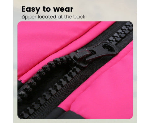 Floofi Pet Winter Vest (S Pink)