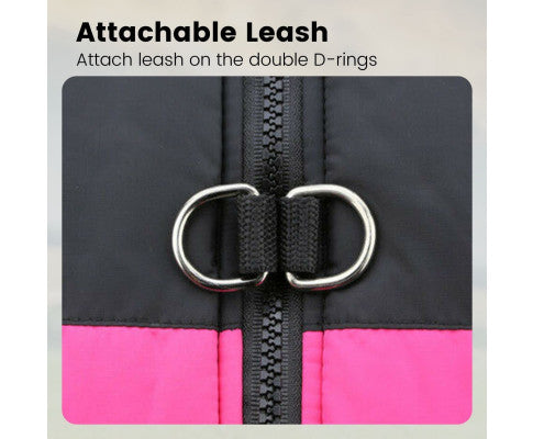 Floofi Pet Winter Vest (S Pink)