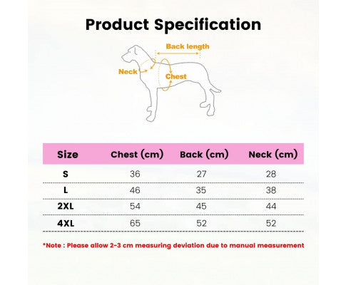 Floofi Pet Winter Vest (S Pink)