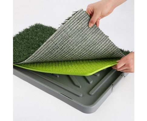 Paw Mate Pet Dog Potty Tray Training Toilet 69cm x 43cm + 1 Grass Mat