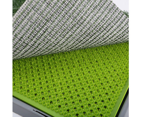 Paw Mate Pet Dog Potty Tray Training Toilet 69cm x 43cm + 1 Grass Mat