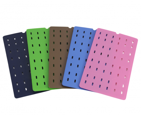 New Medium Dog Cat Rabbit Crate Pet Carrier Cage With Bowl & Tray Blue