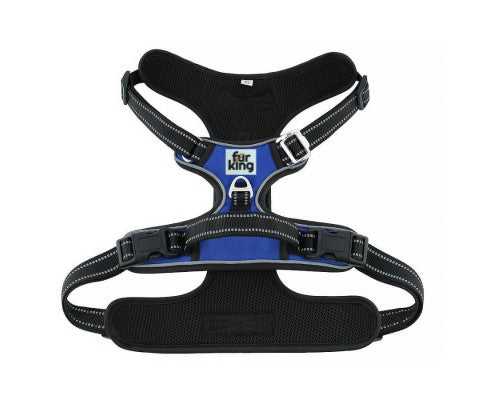 Fur King Ultimate No Pull Dog Harness - XL - Blue