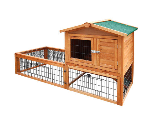 i.Pet Rabbit Hutch Chicken Coop 155cm Tall Wooden Pet Hutch
