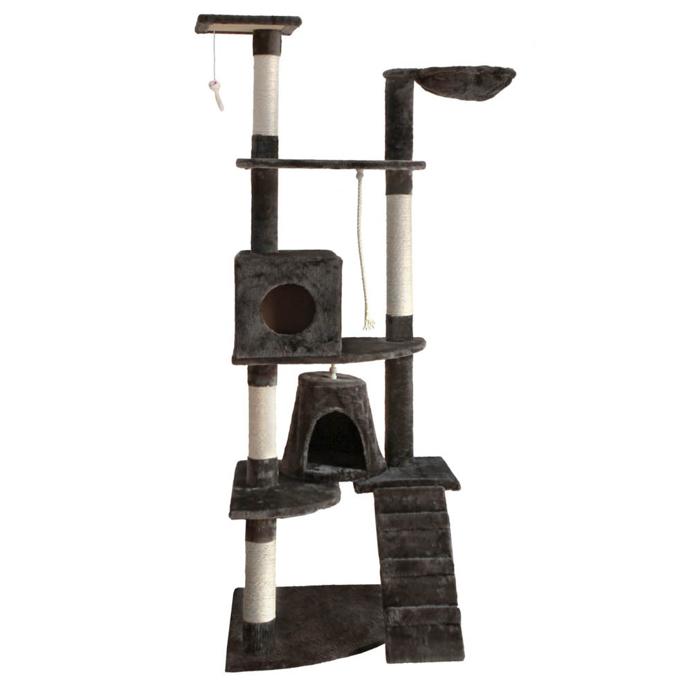 i.Pet Cat Tree 193cm Trees Scratching Post Scratcher Tower Condo House Furniture Wood