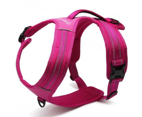 Reflective Heavy Duty Harness Pink L