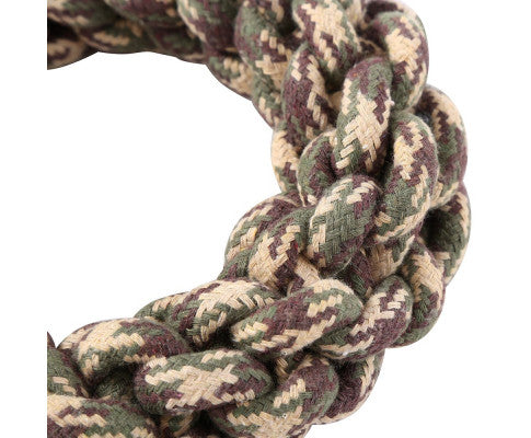 2 x Dog Toy Rope Braided Ring