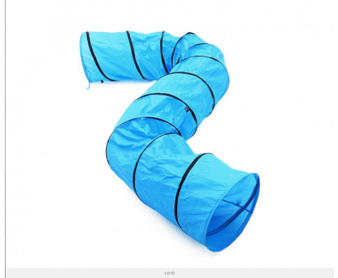 Portable Pet Dog Agility Training Exercise Tunnel Chute with Carry Bag 5.5M